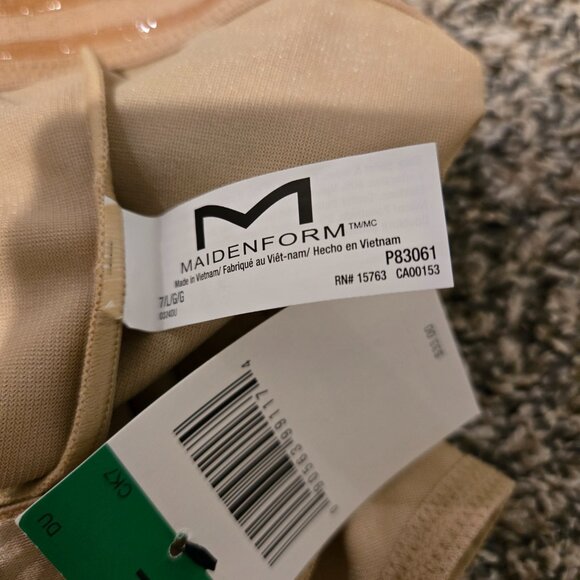 NWT Maidenform Ultra Firm High Waist Shaping Brief Nude L - Picture 3 of 4
